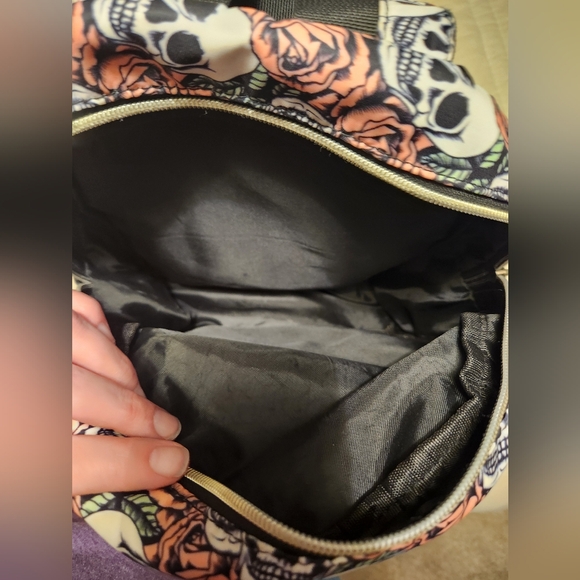 Skull And Roses Mini Backpack - Picture 2 of 6